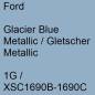 Preview: Ford, Glacier Blue Metallic / Gletscher Metallic, 1G / XSC1690B-1690C.